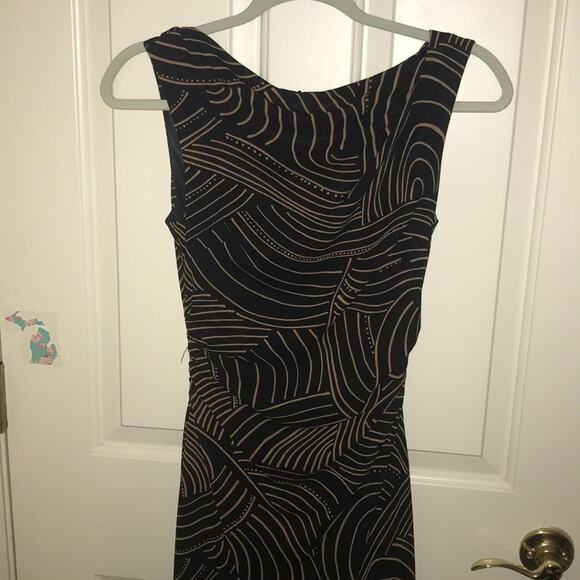 Vintage David Meister black lined dress size 2 - Picture 3 of 9